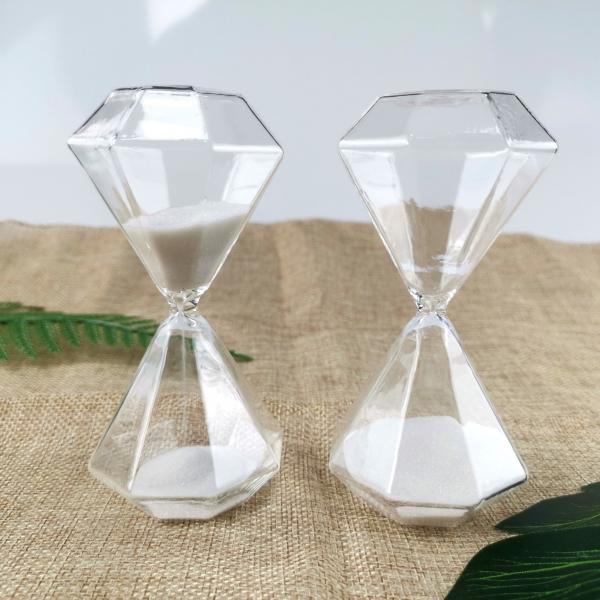 Quality Diamond Sand Timer Hourglass 1-30min Logo Customized Timekeeping Device for sale