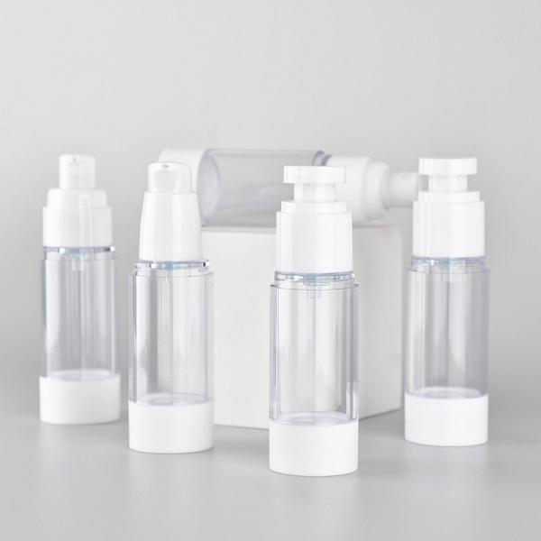 Quality Clear Airless Pump Spray Bottle , Clear Vacuum Pump Bottle Cosmetic for sale