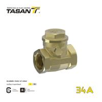 Quality Female X Female 2 Inch Brass Swing Check Valve 16Bar Horizontal Non Soft Sealing for sale