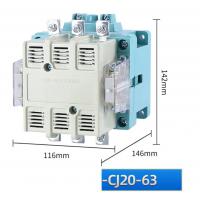 China CJ20 400A high power contactor magnetic contactor for industrial control 3 poles ac Electrical Contactor Switch factory