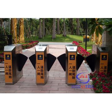 Quality High Security Flap Barrier Gate Customized Led Light Changeable for sale