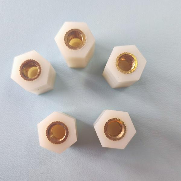 Quality Brass M6 Hex Standoff Isolation Distance Bolts Hexagonal Nylon Pillar ISO 9001 for sale