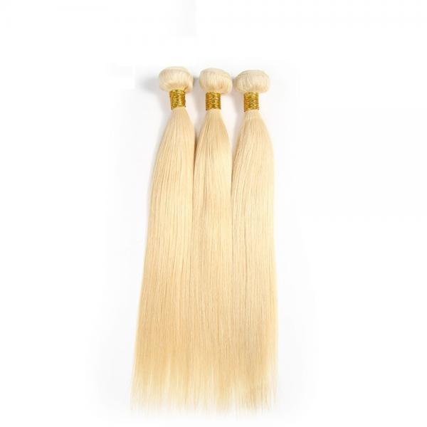 Quality Straight 7a Grade Hair Extensions , 613 Blonde Brazilian 7a Virgin Hair for sale