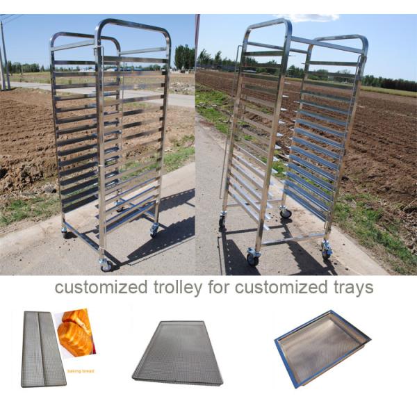 Quality Commercial Food Dehydrator Tray SUS304 Rack Trolley for sale