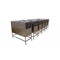 China Rustproof Heavy Duty Dog Crate For Pet Clinic , Stainless Steel Pet Transport Cage factory
