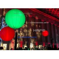 China Moon LED Helium Balloon Lights Night Decoration , Illuminate 3M Led Light Party Balloons factory