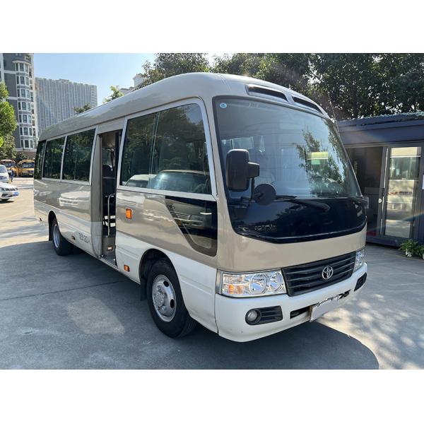 Quality ISO Second Hand Toyota Coaster Bus 20 Seats Used Passenger Buses for sale