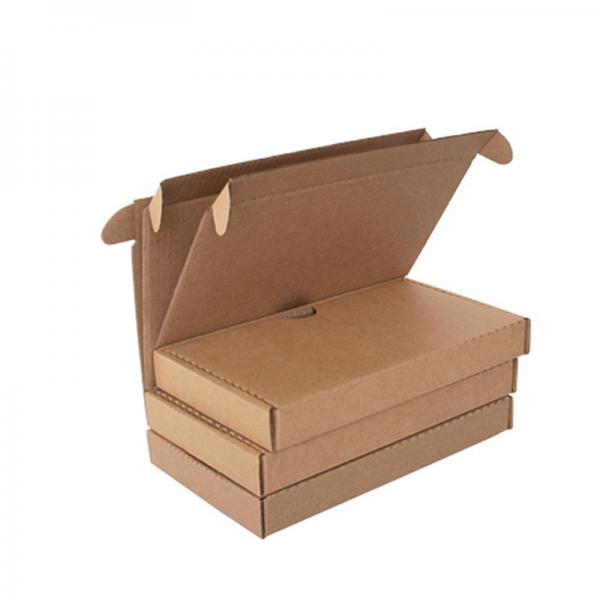 Quality Degradable Corrugated Gift Box Shipping Kraft Easy Fold Mailers Full Protection for sale