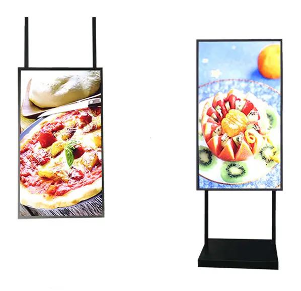 Quality 55 Inch Lcd Double Sided Display Monitor 3000Nit 700Nit Roof Hanging for sale
