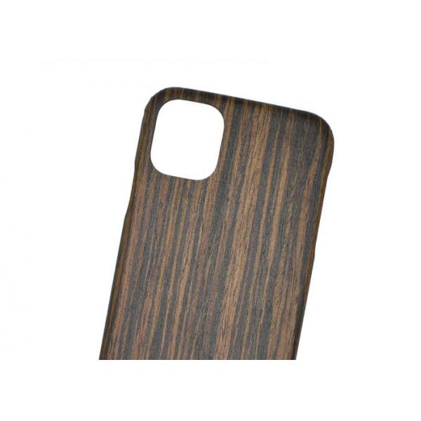 Quality Anti Fingerprints iPhone 11 Engraved Ebony Wood Phone Case for sale