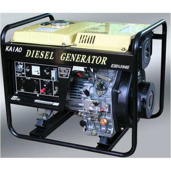 Quality AC 5KW Single Phase Small Diesel Generators , Compact Diesel Generator for sale