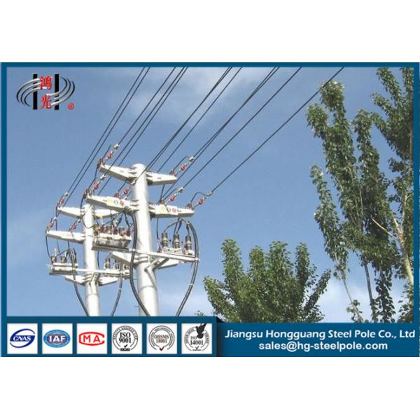 Quality Steel Power Transmission Octagonal Street Light Pole Q345 Anti Corrosive for sale