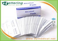 China First Aid Medical Sterile Alcohol Prep Pads / Alcohol Prep Swabs Non Woven Material factory