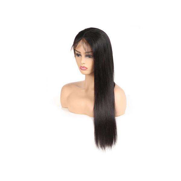 Quality Average Size Full Lace Human Hair Wigs 100% Cuticle Aligned Without Shedding Or for sale