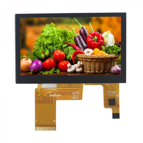 Quality 4.3inch 800x480 Ips Capacitive Touchscreen ST7262 350 Bright TFT Lcd Display Module for sale
