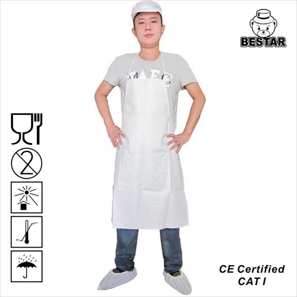 Quality ODM Microporous Film poly Disposable Protective Apron For Food Industry for sale