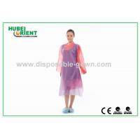 China Dustproof Disposable Use PVC Aprons Without sleeves For Hospital Nursing Or Working for sale
