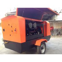 Quality No Noise Diesel Engine Driven Portable Air Compressor 360Cfm 100Psi For Jack for sale
