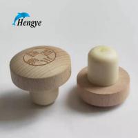 China Wooden stopper for wine bottle Natural Wooden Cork Stopper Wine Bottle Stopper factory