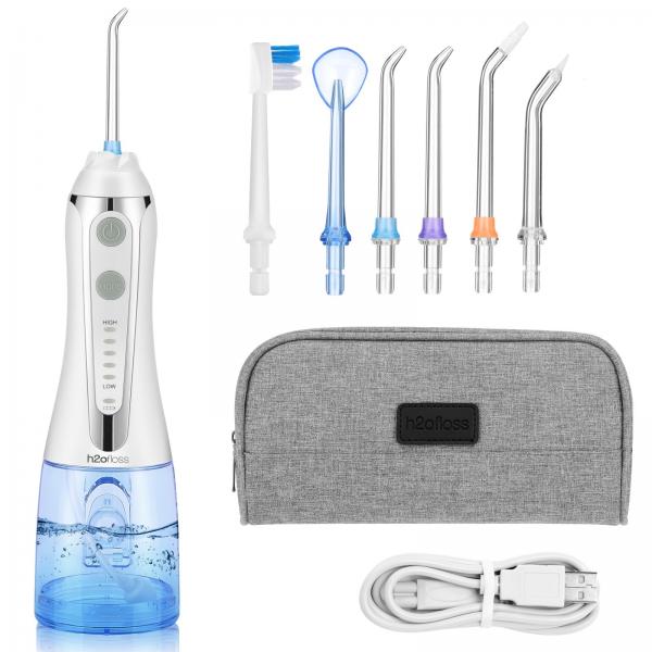 Quality 2500mah  Portable Water Flosser , 40-140PSI water pressure teeth cleaner for sale