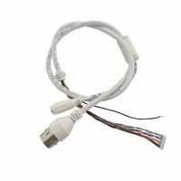 China MX1.25 10 Pin IP Camera Cable RJ45 Chassis DC*5.5*2.1 IP Camera Tail Cable 011 factory