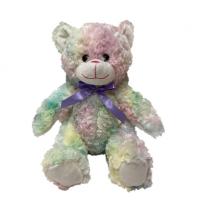 China Tie Dye 27cm 10.63in Singing Giant Valentines Day Teddy Bear Stuffed Animals factory
