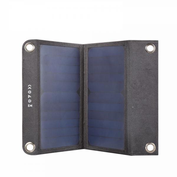 Quality Mini Foldable Portable 14W 5V Charger Solar Cell Panel for sale
