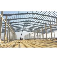 China Light Gauge Modular Steel Construction Long Span Portal Frame Greenhouse factory