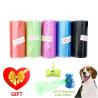 China Green Dog Poop 10.5MIC Biodegradable Pet Waste Bags factory