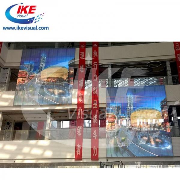 Quality Indoor Transparent LED Video Wall P10 IP40 Full Color Big LED Window Display for sale