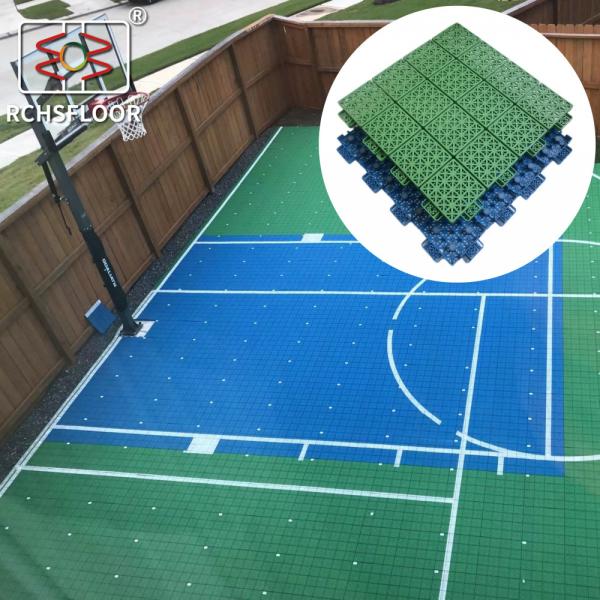 Quality UV Resistant Outdoor Sports Tiles Volleyball Floor Tiles OEM ODM for sale