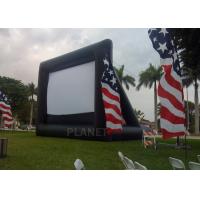 China Advertising Inflatable Outdoor Movie Screen , Inflatable Projector Screen factory