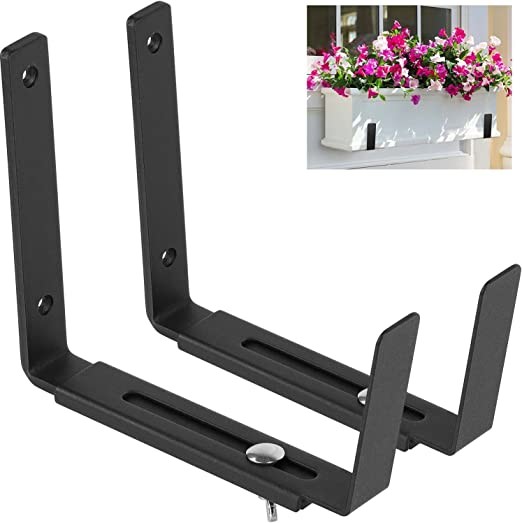 China 6 to 9 Inches Window Boxes Planters Modern Outdoor Hanging Plant Stand for Garden Decor factory