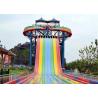 China Side - By - Side Speed Anti - Fade Adult Water Slide factory