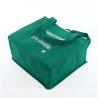 China Simple Green Folded Non Woven Carry Bags Custom Logo Advertising Packaging factory
