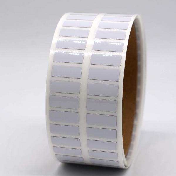 Quality 16mmx6mm Low Temperature Labels 1.5mil White Gloss High Temperature Resistant Polyimide Label for sale