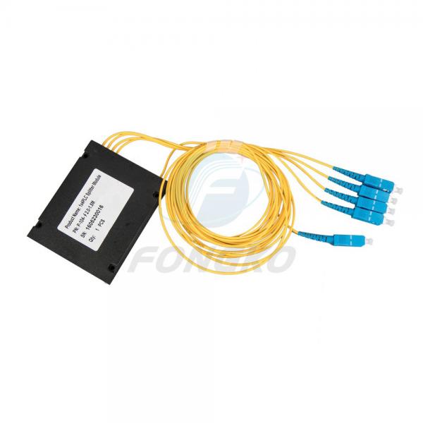 Quality 4 Way SC UPC Plc Optical Fiber Optic Couplers And Splitters 1x4 for sale