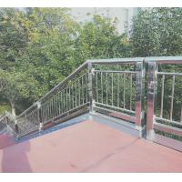 China Safety Stainless Steel Handrail Galvanized Stairway Outdoor Metal Stair Handrail factory
