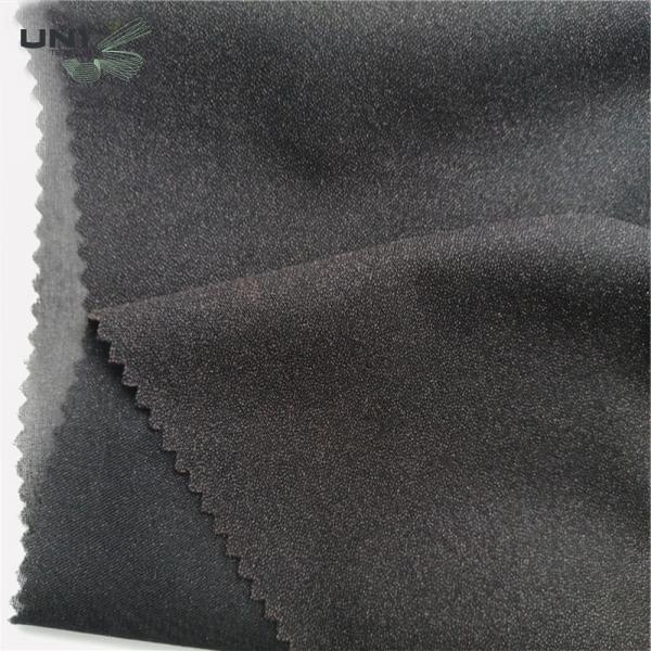 Quality PA Glue Lining Soft Woven Shirt Collar Fusing Interlining For Casual Shirt Eco for sale