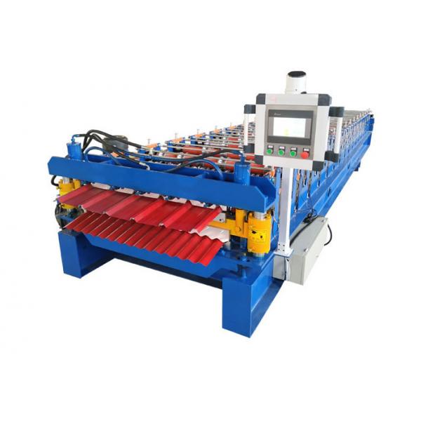 Quality Wall Sheet Portable Metal Roof Roll Forming Machine Material Expand Width 1250mm for sale