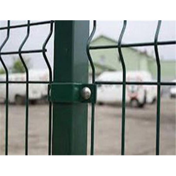 Quality 3 d Curved Green Plastic Coated Wire Fencing Panel With Full Complete Accessorie for sale