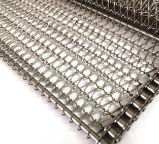 Quality SS 304 Plain Weave Wire Mesh Flat Wire Mesh Belt For Dry Nuts Roasting Machine for sale