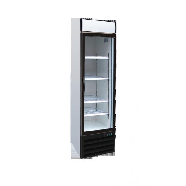 Quality Static cooling commercial beverage display cooler with 280 L for beverage for sale