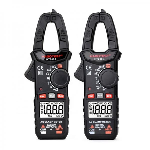 Quality Double Backlight Handheld Mini Digital Clamp Meter for sale