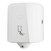 China Center pull roll paper towel dispenser, white color, ABS material, wall mounted factory