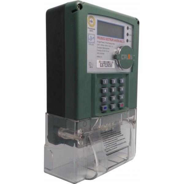 Quality Anti - Fraud Prepaid Power Meters 2 Wire Class Prepayment Electricity Meters for sale