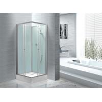 Quality Fitness Halls 800 X 800 Glass Shower Cabin With Silver Aluminum Frame for sale