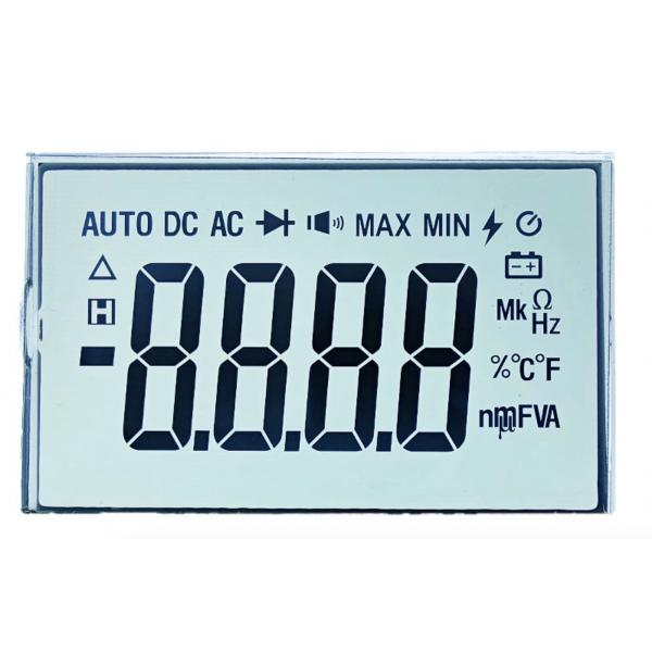 Quality Customized Instrument Meter Display 6 O'Clock TN Segment LCD With Positive Transmissive for sale