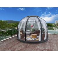 China Transparent Garden Glass House Large Aluminum Profiles Round Igloo Geodesic Dome factory