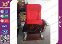China Aluminum Base Church Hall Chairs With Painted Back / University Furniture factory